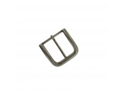 Boucle de ceinture arrondie-argent vieilli- 45 mm - bouclerie - accessoire - cuir en stock