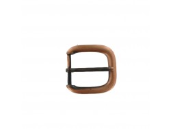Boucle de ceinture carrée - cuivre - 30 mm - bouclerie - accessoire - cuir en stock