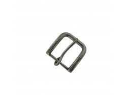 Boucle de ceinture carrée argent vieilli - 40 mm - bouclerie - accessoire - cuirenstock