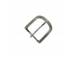 Boucle de ceinture arrondie- argent vieilli - 40 mm - bouclerie - accessoire - cuirenstock