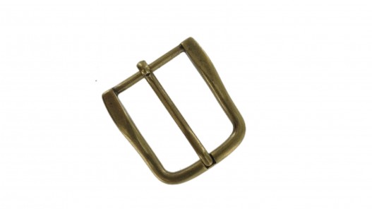 Boucle de ceinture rectangulaire - laiton - 40 mm - bouclerie - accessoire - cuirenstock