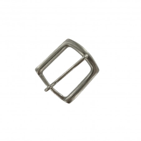 Boucle de ceinture carrée - argent vieilli - 45 mm - bouclerie - accessoire - cuirenstock