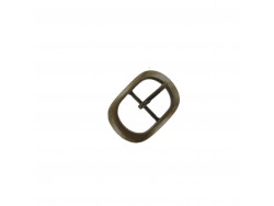 Boucle de ceinture ovale - laiton vieilli - 20 mm - bouclerie - accessoire - cuirenstock