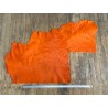 Demi-peau de vache en poil orange - décoration - maroquinerie - accessoire - cuir en stock