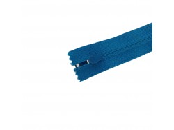 Fermeture à glissière - bleue - 15 cm - fermeture éclair - Cuir en stock