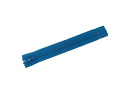 Fermeture à glissière - bleue - 15 cm - fermeture éclair - cuirenstock