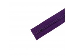 Fermeture à glissière - violette - 15 cm - fermeture éclair - Cuir en Stock