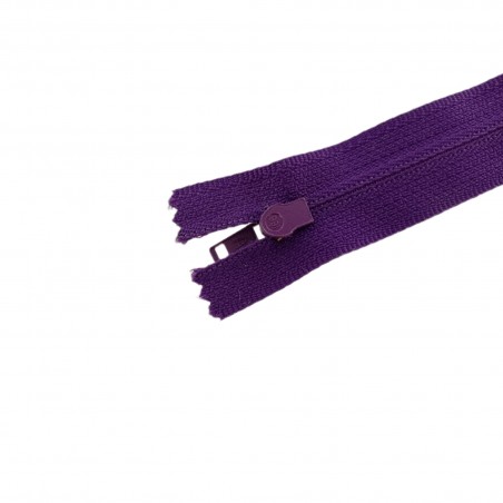 Fermeture à glissière - violette - 15 cm - fermeture éclair - Cuirenstock