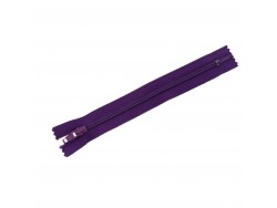 Fermeture à glissière - violette - 15 cm - fermeture éclair - cuirenstock