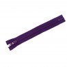 Fermeture à glissière - violette - 15 cm - fermeture éclair - cuirenstock