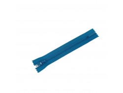 Fermeture à glissière - bleue - 12 cm - fermeture éclair - cuirenstock