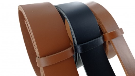 Passant pour ceinture - cuir de double croupon - bracelet accessoire - cuir en stock