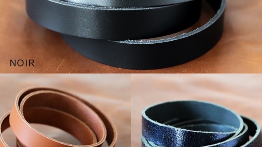 BOX DIY TUTO - monter sa ceinture en cuir sur-mesure - 25mm - coffret cadeau - cuir en stock