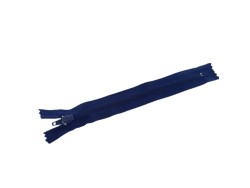 Fermeture à glissière - bleu marine - 20 cm - fermeture éclair - cuirenstock