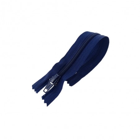 Fermeture à glissière - bleu marine - 20 cm - fermeture éclair - cuir en stock