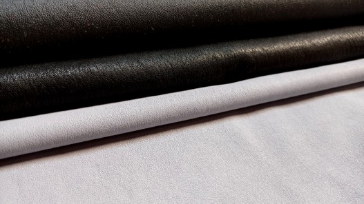 Lot de 3 peaux de cuir stretch - maroquinerie - vêtement - Cuir en stock