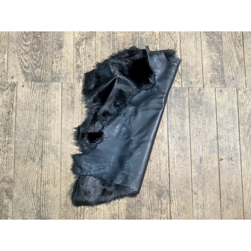 Bottes De Neige Tecnica Pour Femme - Taille 39 (US 8) - Fourrure Peau De Chèvre Noir Coloré - Occasion Très Bon état