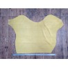 Peau de veau velours jaune - maroquinerie - ameublement - Cuir en stock