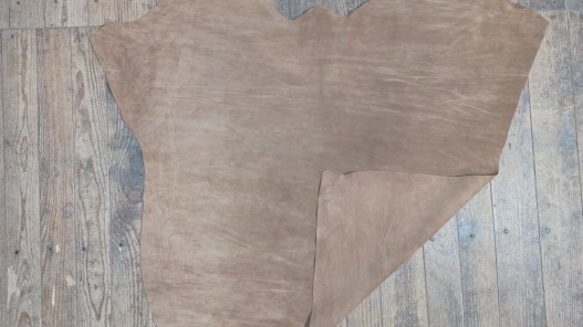 Peau de veau velours brun - maroquinerie, vêtement - cuirenstock