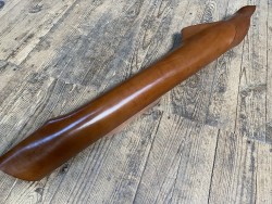 Cuir de flanc de vache - brun whisky - tannage végétal - Cuir en Stock