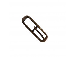 Boucle de ceinture ovale - bronze - 10 mm - bouclerie - accessoire - cuirenstock
