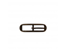 Boucle de ceinture ovale - bronze - 10 mm - bouclerie - accessoire - cuir en stock