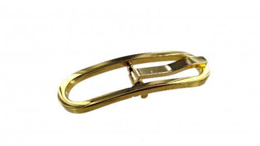 Boucle de ceinture ovale - bronze - 10 mm - bouclerie - accessoire - Cuirenstock
