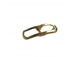 Boucle de ceinture ovale à crochet - laiton - 10 mm - bouclerie - accessoire - Cuirenstock