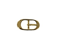 Boucle de ceinture ovale - laiton - 15 mm - bouclerie - accessoire - cuirenstock