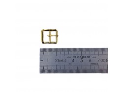 Petite boucle carrée - laiton - 10 mm - ceinture - bouclerie - Cuirenstock
