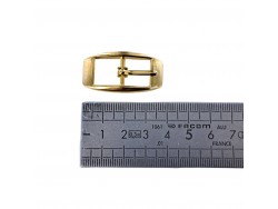 Petite boucle rectangulaire - laiton - 10 mm - ceinture - bouclerie - Cuirenstock