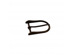 Boucle rectangulaire arrondie - bronze - 20 mm - ceinture - bouclerie - accessoires - Cuir en Stock