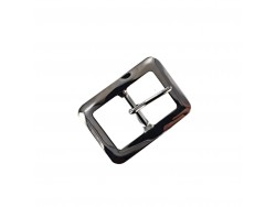 Boucle rectangulaire plate - nickelé - 20 mm - ceinture - bouclerie - accessoires - cuirenstock