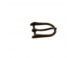 Boucle rectangulaire arrondie - bronze - 25mm - ceinture - bouclerie - accessoires - Cuir en Stock