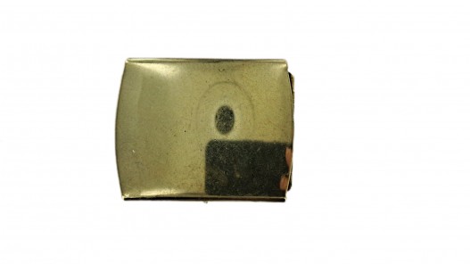Boucle rectangulaire à griffes - laiton - 25mm - ceinture - bouclerie - accessoires - cuir en stock
