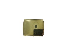 Boucle rectangulaire à griffes - laiton - 25mm - ceinture - bouclerie - accessoires - cuir en stock