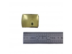Boucle rectangulaire à griffes - laiton - 25mm - ceinture - bouclerie - accessoires - Cuir en stock