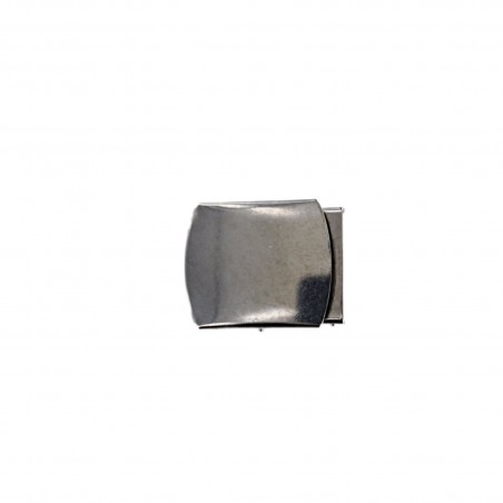 Boucle rectangulaire à griffes - nickelé - 25mm - ceinture - bouclerie - accessoires - cuir en stock