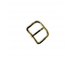 Boucle de ceinture rectangulaire arrondie - laiton - 30mm - ceinture - bouclerie - accessoires - cuir en stock