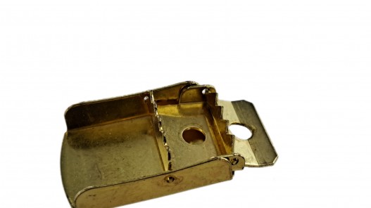Boucle de ceinture rectangulaire à griffes - laiton - 30mm - ceinture - bouclerie - accessoires - Cuir en Stock