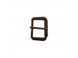 Boucle de ceinture trapèze - bronze - 30mm - ceinture - bouclerie - accessoires - cuir en stock