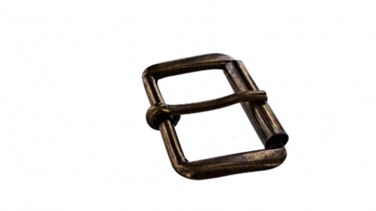 Boucle de ceinture trapèze - bronze - 30mm - ceinture - bouclerie - accessoires - Cuir en Stock