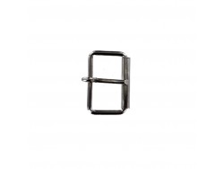 Boucle de ceinture rectangulaire rouleau - nickelé - 30mm - ceinture - bouclerie - accessoires - cuir en stock