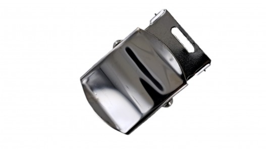 Boucle de rectangulaire à griffes - nickelé - 35mm - ceinture - bouclerie - accessoires - cuirenstock
