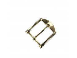 Boucle de ceinture carrée - laiton clair - 35mm - ceinture - bouclerie - accessoires - cuirenstock