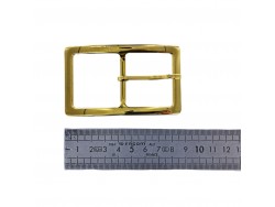 Boucle de ceinture rectangulaire courbée - laiton - 40mm - ceinture - bouclerie - accessoires - cuirenstock