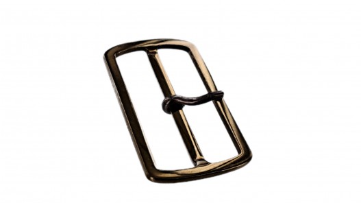 Boucle de ceinture rectangulaire - bronze - 40mm - ceinture - bouclerie - accessoires -Cuir en stock