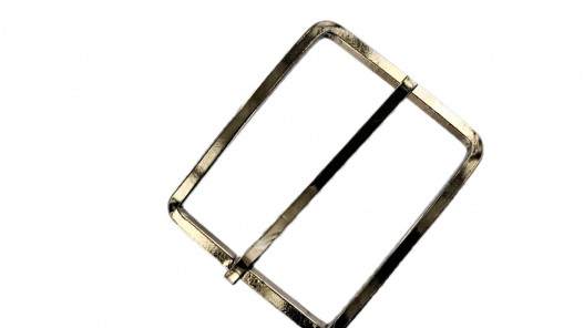 grande boucle de ceinture rectangulaire courbée - bronze - 40mm - ceinture - bouclerie - accessoires - cuirenstock
