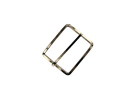 grande boucle de ceinture rectangulaire courbée - bronze - 40mm - ceinture - bouclerie - accessoires - cuirenstock