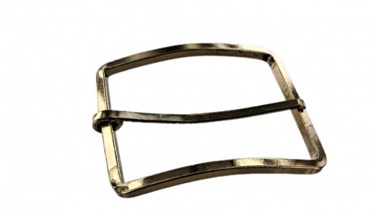 grande boucle de ceinture rectangulaire courbée - bronze - 40mm - ceinture - bouclerie - accessoires - Cuirenstock